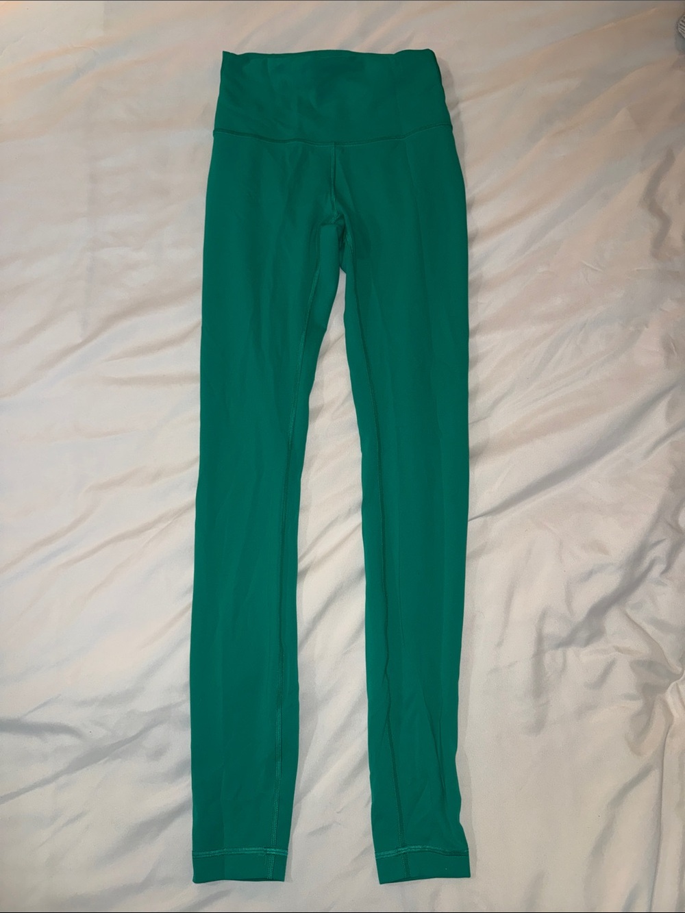 Lululemon High-Waist Teal Green Active Leggings